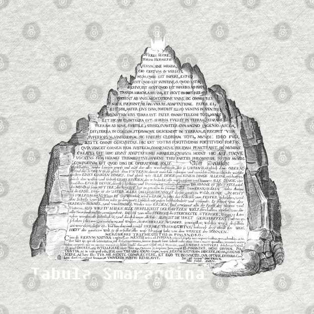 Emerald Tablet Tabula Smaragdina Hermetic Occult Emerald Tablet Tabula Smaragdina Hermetic Occult White text by Witchy Ways